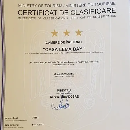 Casa Lema Bay Maison d'hôtes Eforie Nord